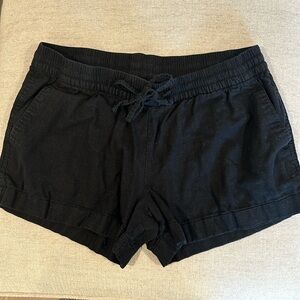 Old navy black linen shorts